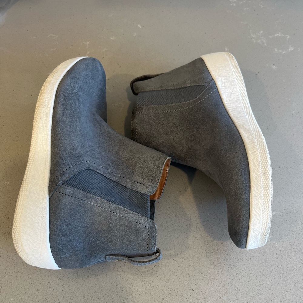 Fit Flop Gray Suede Ankle Boots Booties Shoes Women’s Size 6.5 - Picture 9 of 12